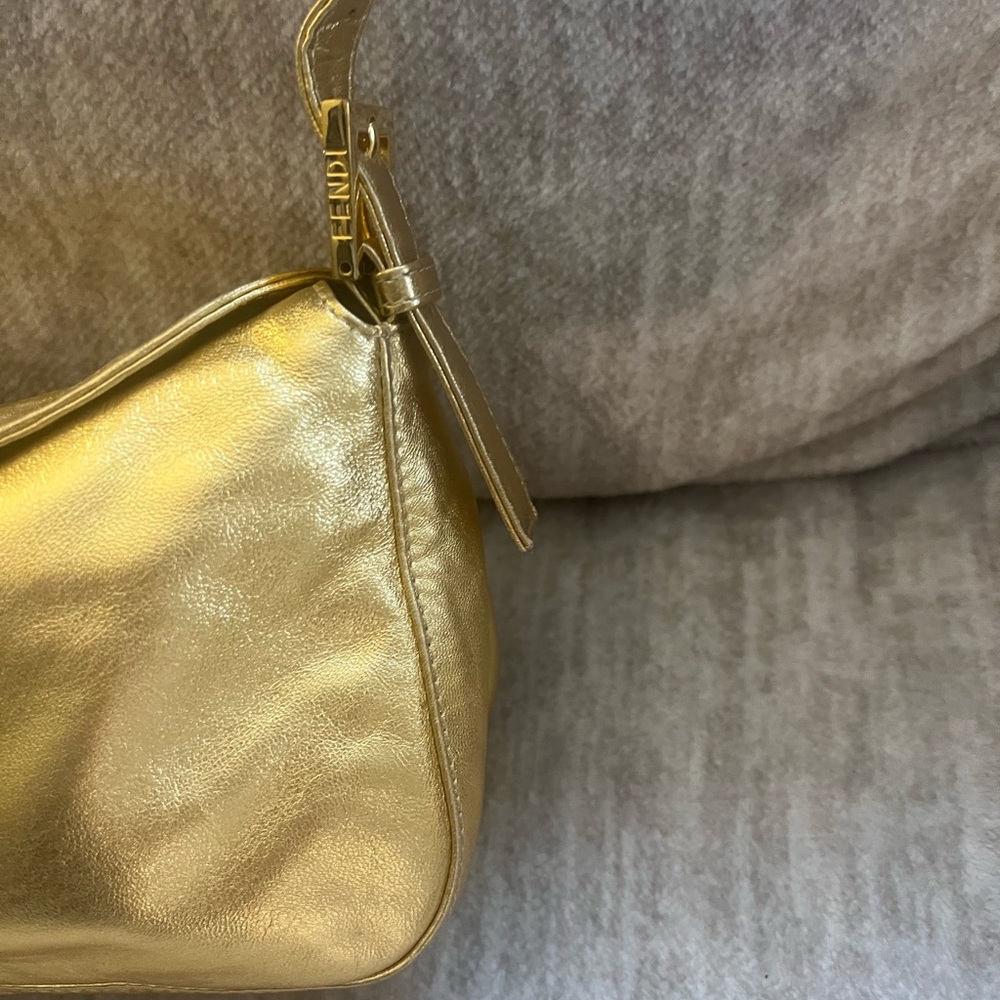 Fendi Gold Baguette - Picture 5 of 8
